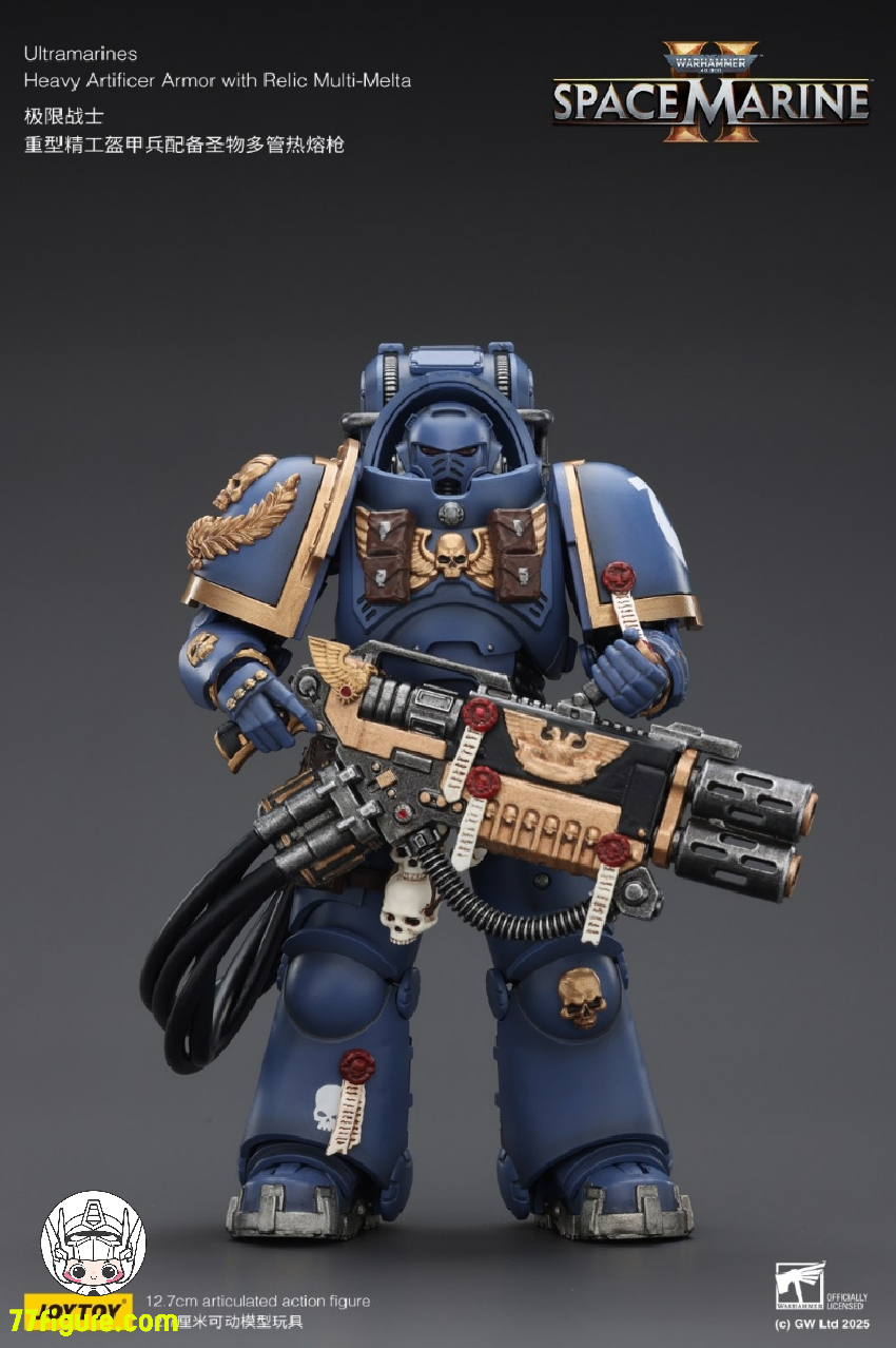 【予約商品】ジョイトイ JoyToy 1/18『ウォーハンマー40K』ウルトラマリーンズ ヘビー アーティファクター アーマー レリック マルチメルタ付き 塗装済み可動フィギュア