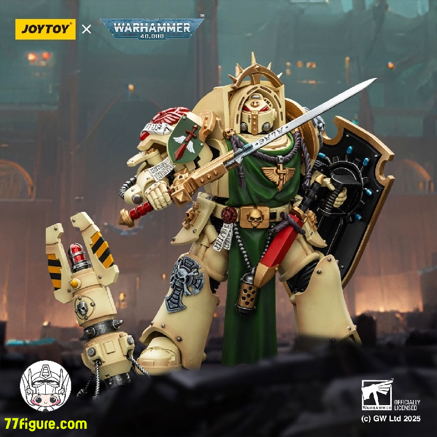 【予約商品】ジョイトイ JoyToy Source 1/18 『ウォーハンマー40K』ダーク エンジェル デスウィングナイト1 パワーソードストームシールドとテレポートホーマー付き 塗装済み可動フィギュア