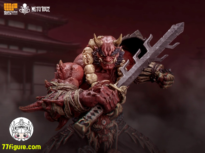【予約商品】Mety Toyz 1/10  鬼滅修羅  滝川 紅鬼武士 WF2025 限定版 塗装済み可動フィギュア