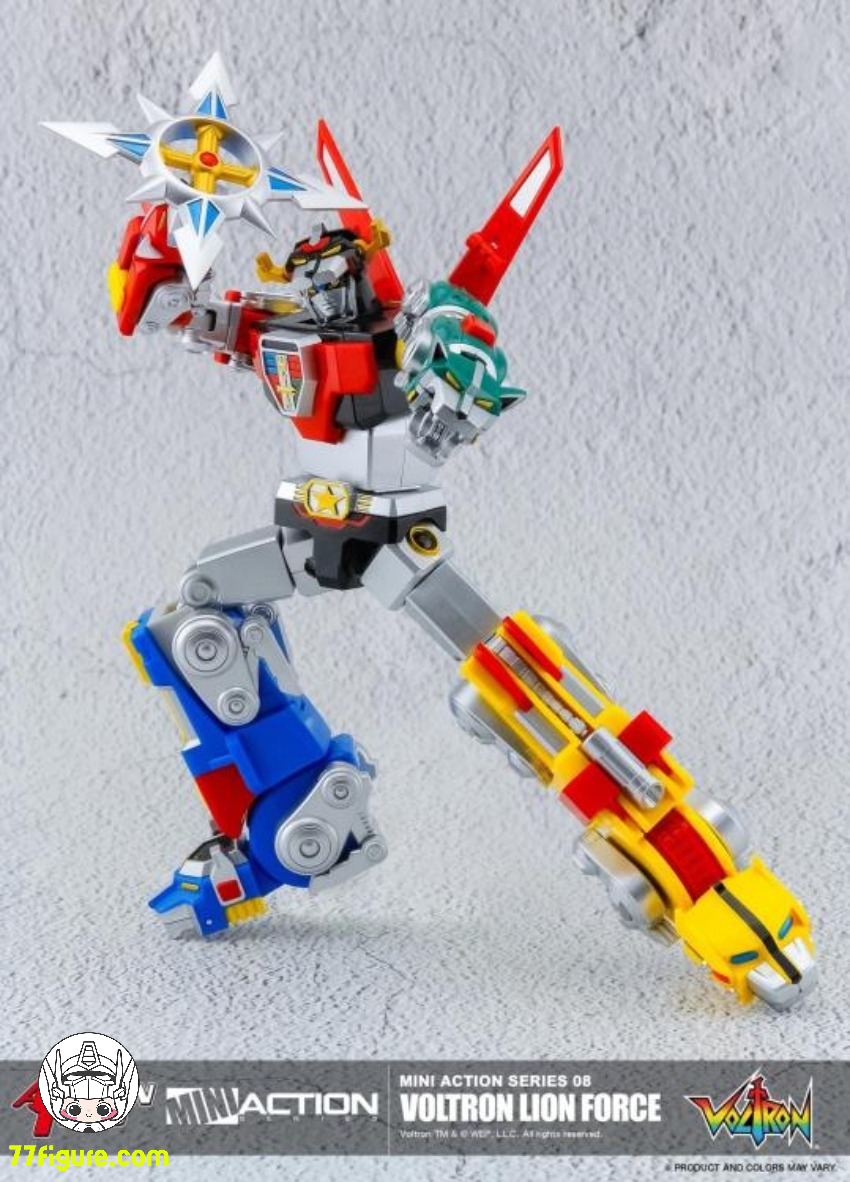 【予約商品】Action Toys Mini Action Series ボルトロン 百獣王ゴライオン 塗装済み可動フィギュア
