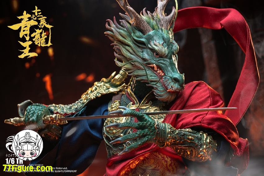 【予約商品】303TOYS 1/6 YC001 十二元辰 青龍王 塗装済み可動フィギュア