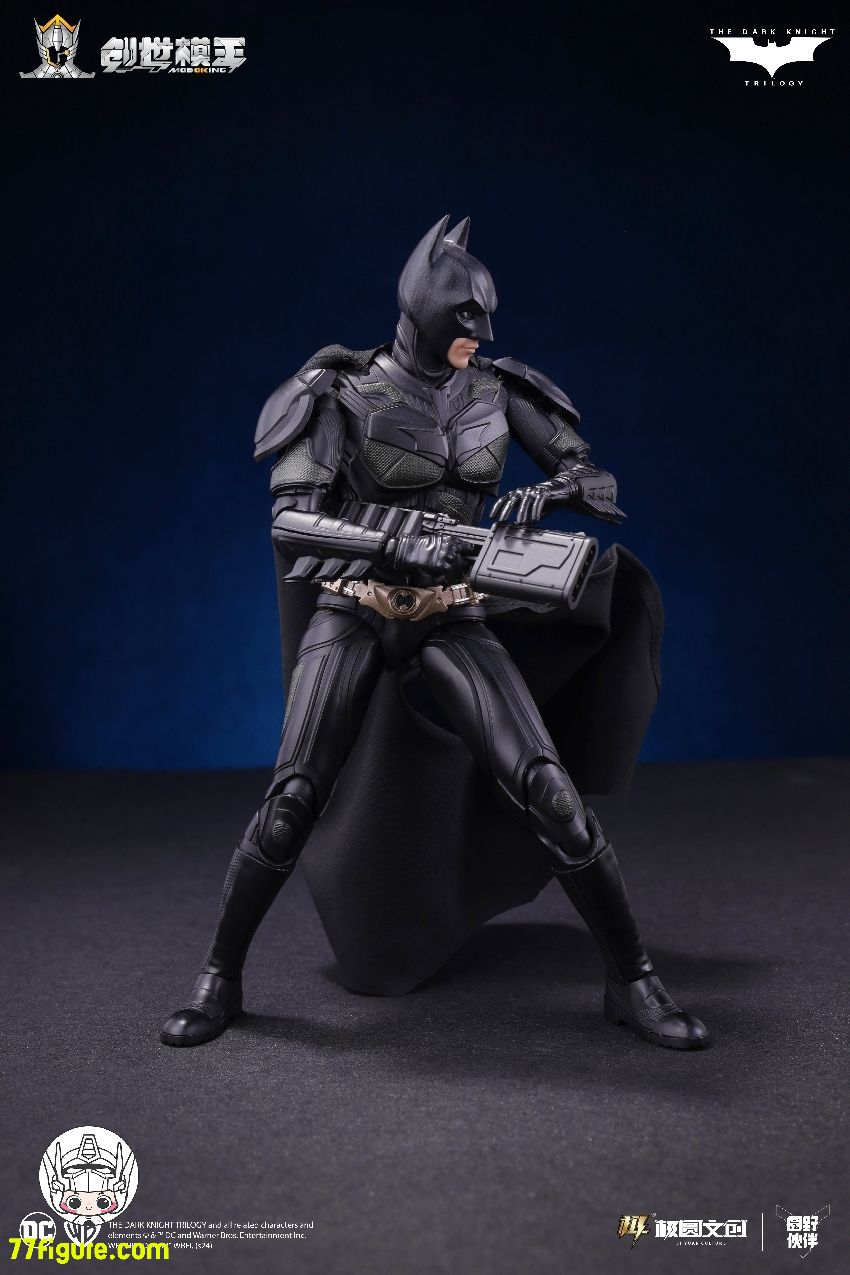 【先行販売】創世模王 Modoking 1/12 『バットマン: ダークナイト』バットマンとバットサイクル プラモデル 限定版