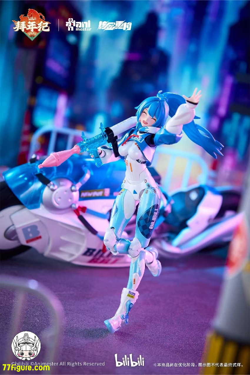 【予約受付終了】Animester X Bilibili 1/12 22 スピードスリップストリーム 拜年紀 モーターバイクセット 塗装済み可動フィギュア