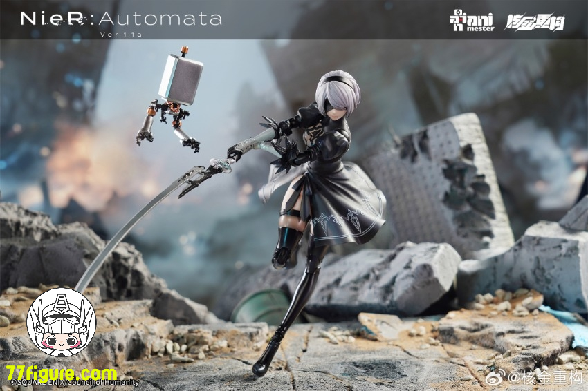 【先行販売】Animester & 核金重構 1/9 『ニーア オートマタ』ヨルハ二号B型 塗装済み可動フィギュア