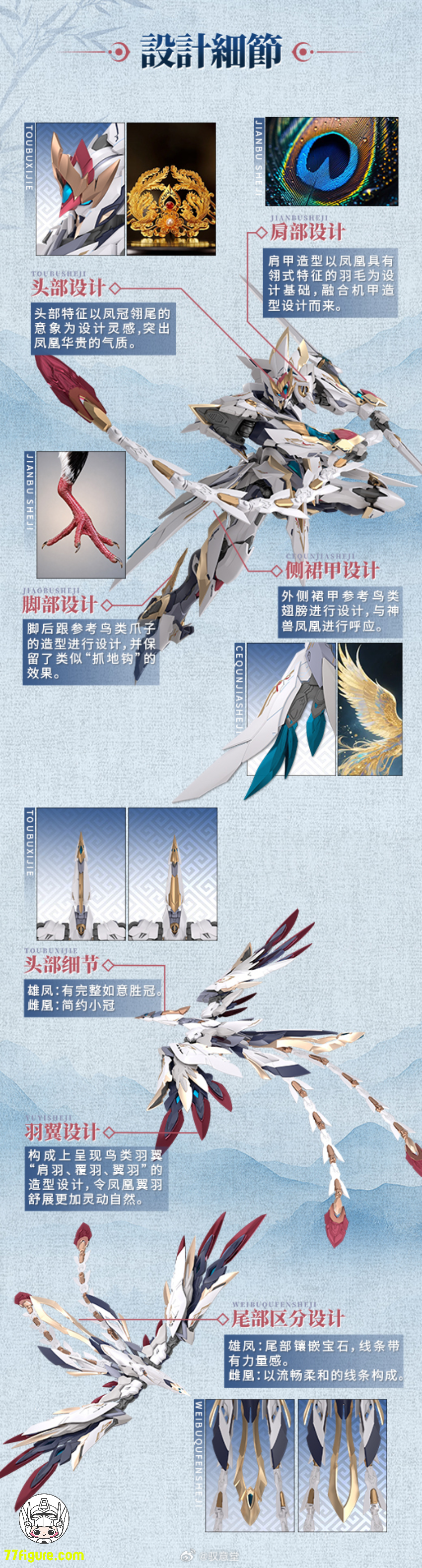 【予約商品】Going Shine Toys EMP-02「皓霊白帝・帝神機」& MC-02「金鑾鳳凰・獣神機」 プラモデル