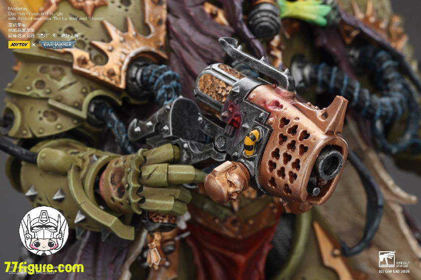 【予約商品】ジョイトイ JoyToy Source 1/18 『ウォーハンマー40K』モータリオン ナーグルのデーモン・プライマーク 古代の武器「ランタン」と「サイレンス」付き 塗装済み可動フィギュア