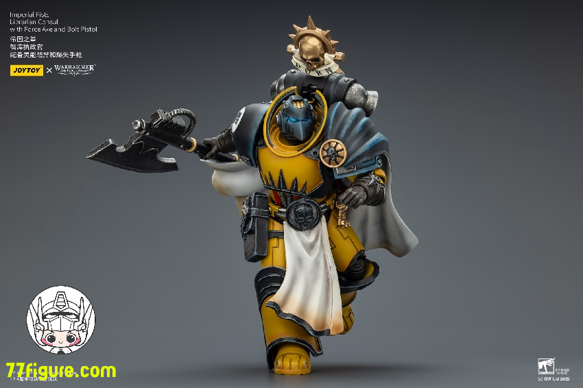 【予約商品】ジョイトイ JoyToy Source 1/18 『ウォーハンマー ホルスの異端』インペリアル フィスツ ライブラリアン・コンスル フォースアックス＆ボルトピストル付き 塗装済み可動フィギュア