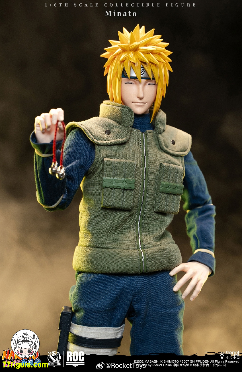 【予約受付終了】Rocket Toys 1/6 『NARUTO -ナルト-（疾風伝）』 波風 ミナト 黄色い閃光 Ver. 塗装済み可動フィギュア