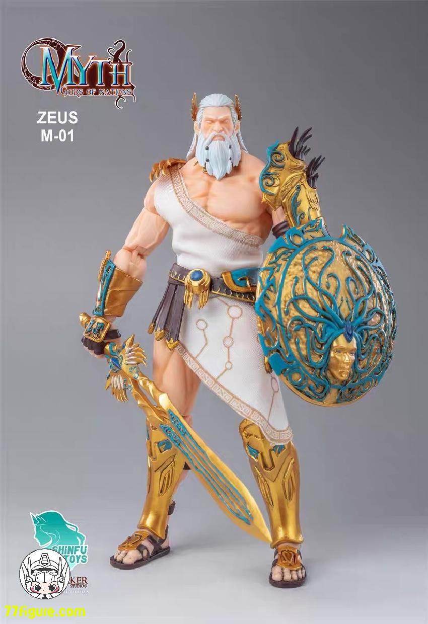 Shinfu Toys & Berserker Studios 1/12 M-01「万国の神々」ゼウス 塗装 Shinfu Toys & Berserker Studios 1/12 M-01「万国の神々」ゼウス 塗装