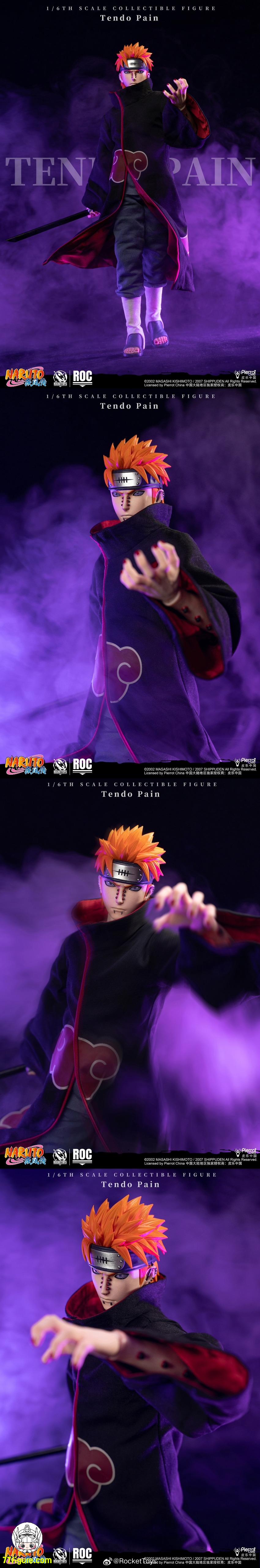 【予約商品】Rocket Toys 1/6 公式公認 『NARUTO -ナルト-』ペイン 天道 塗装済み可動フィギュア