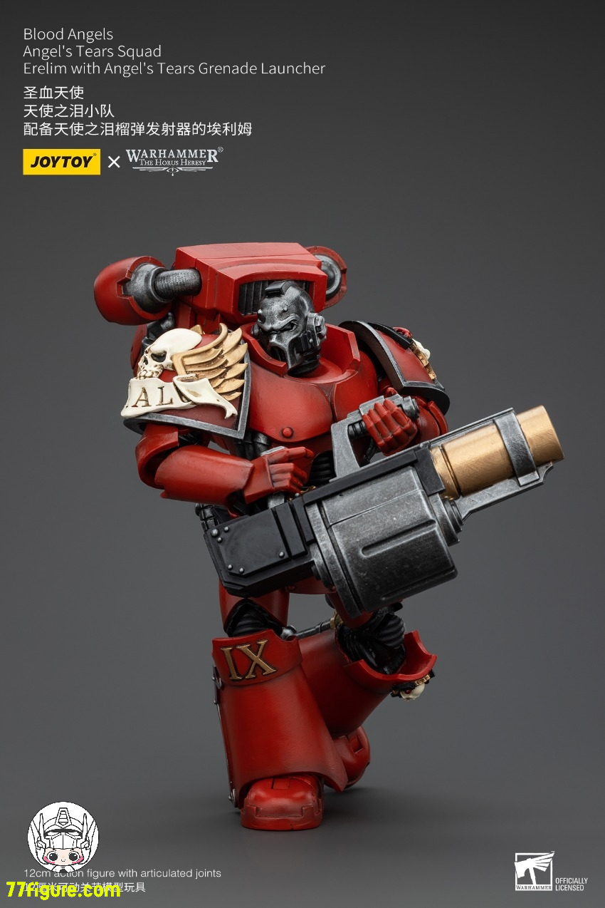 【先行販売】ジョイトイ JoyToy Source 1/18 『ウォーハンマー ホルスの異端』ブラッド エンジェル 天使の涙 部隊 エレリム 天使の涙グレネードランチャー付き 塗装済み可動フィギュア