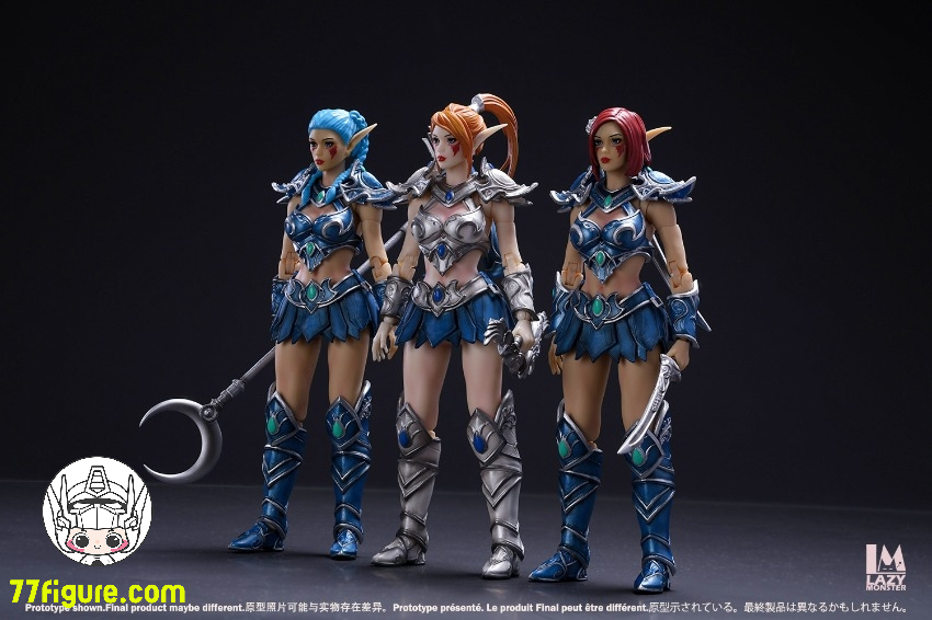 オークタウン フェアリー エルフ ガード Aタイプ アクションフィギュア Lazy Monster Studio 1/12 オーク タウン 妖精 エルフ ガードA
