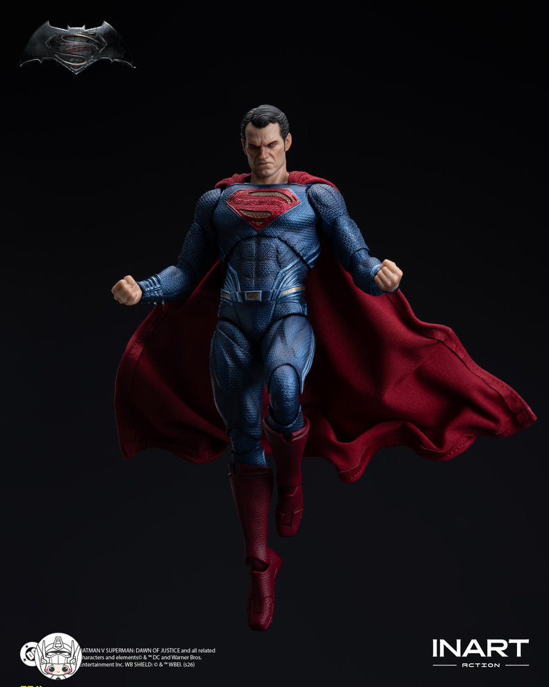 【予約商品】INART 1/12 HG M0005『バットマン vs スーパーマン：ジャスティスの誕生』スーパーマン 塗装済み可動フィギュア