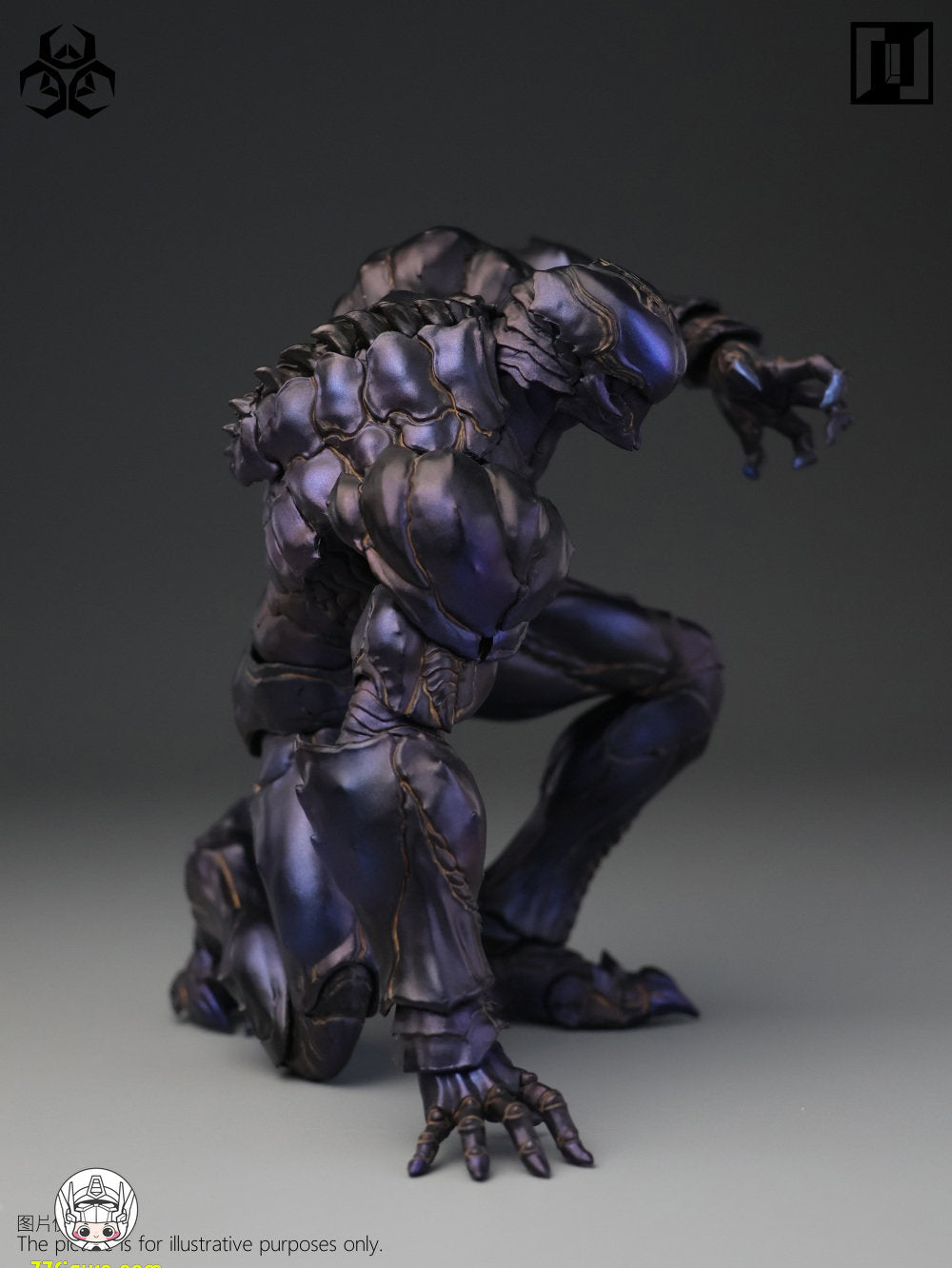 【予約商品】Mirrfig 1/12 MF004-B エボリューショナリー・バトルフィールド：プレイグ ゴーストパープル 塗装済み可動フィギュア