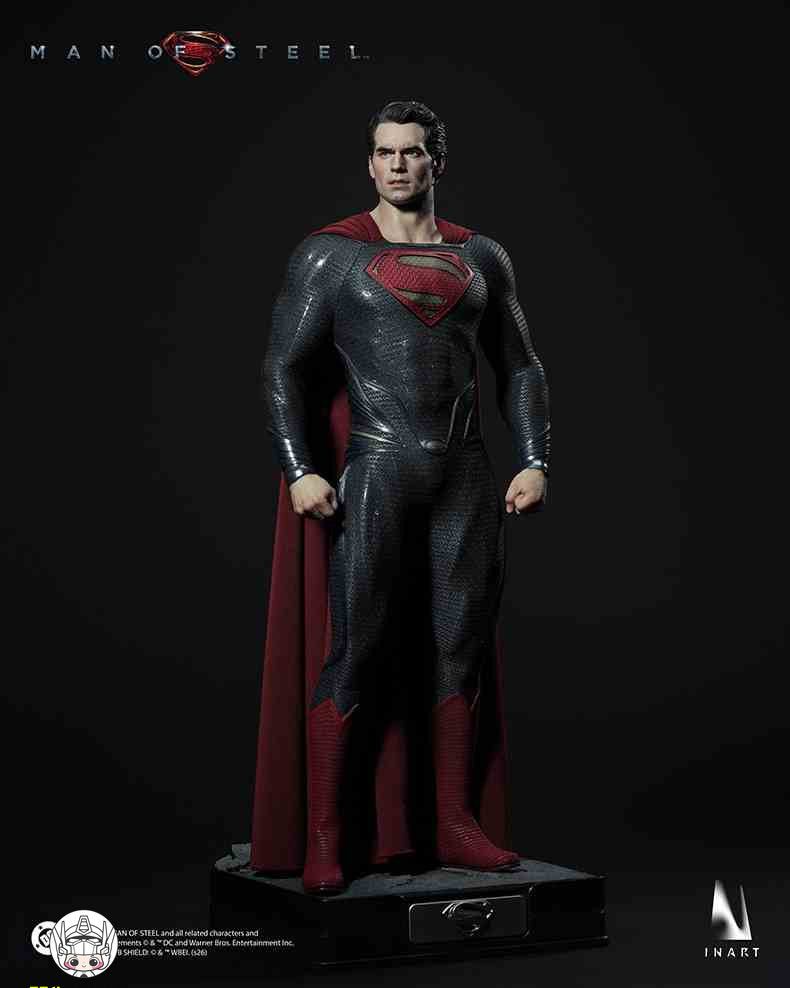 【予約商品】INART 1/6 AgA042 スーパーマン：マン・オブ・スティール スーパーマン ダブルヘッドスカルプトVer. 塗装済み可動フィギュア