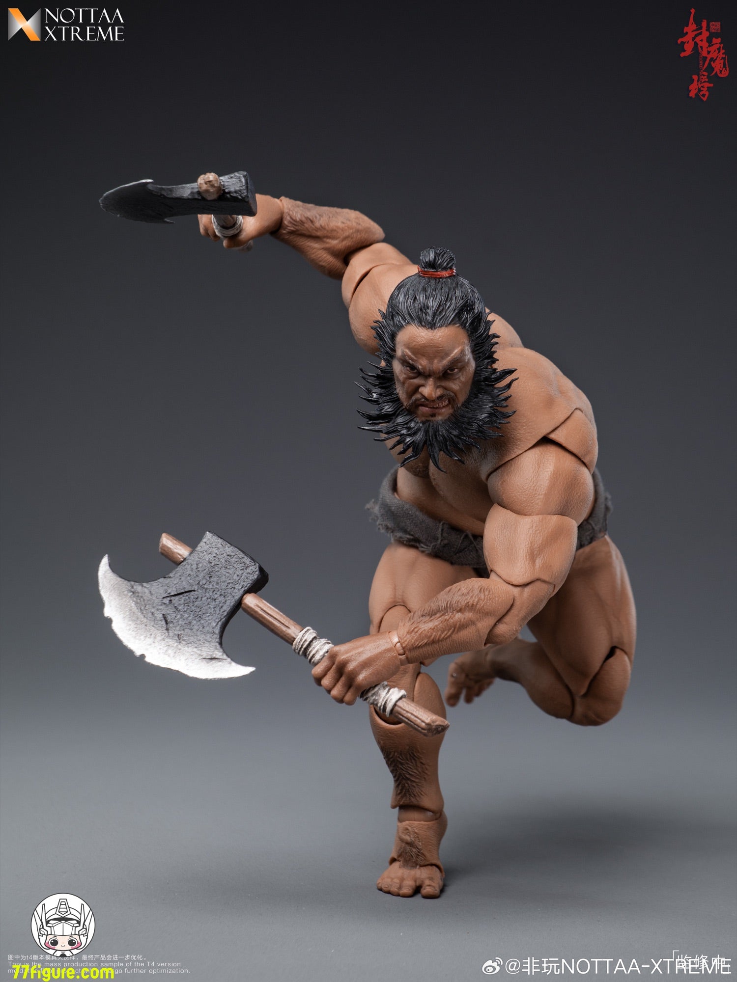 NOTTAA XTREME 1/12 封魔榜 天殺星・李逵 塗装済み可動フィギュア