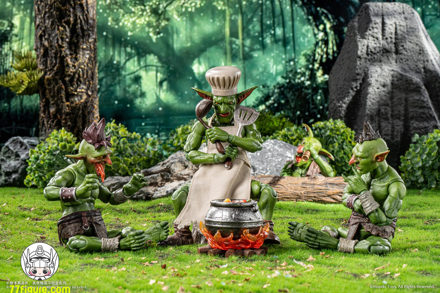 【予約商品】HopDo Toys 1/12 ゴブリン族のシェフ ゴブリン 塗装済み可動フィギュア