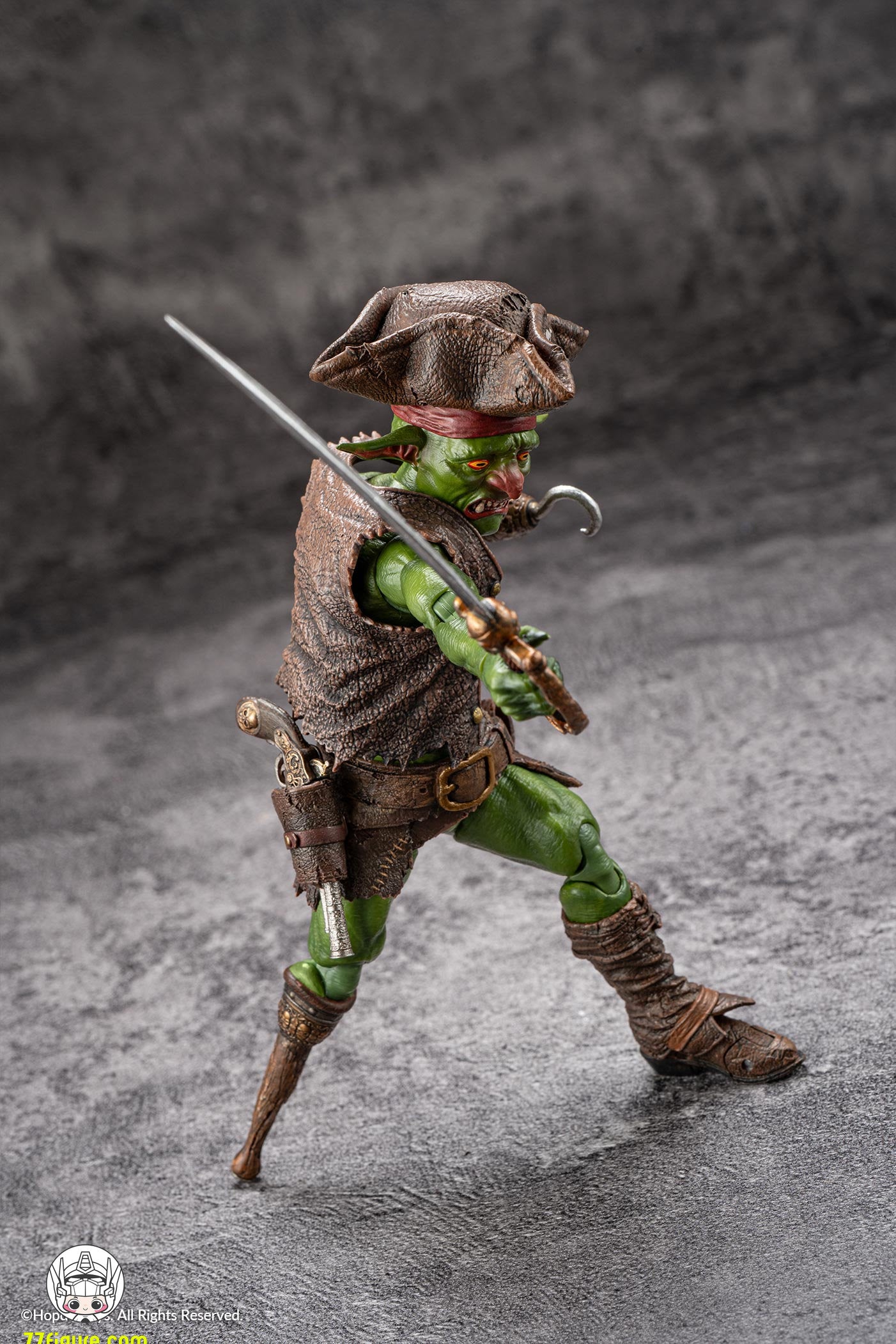【予約商品】HopDo Toys 1/12 ゴブリン族の海賊 ゴブリン 塗装済み可動フィギュア