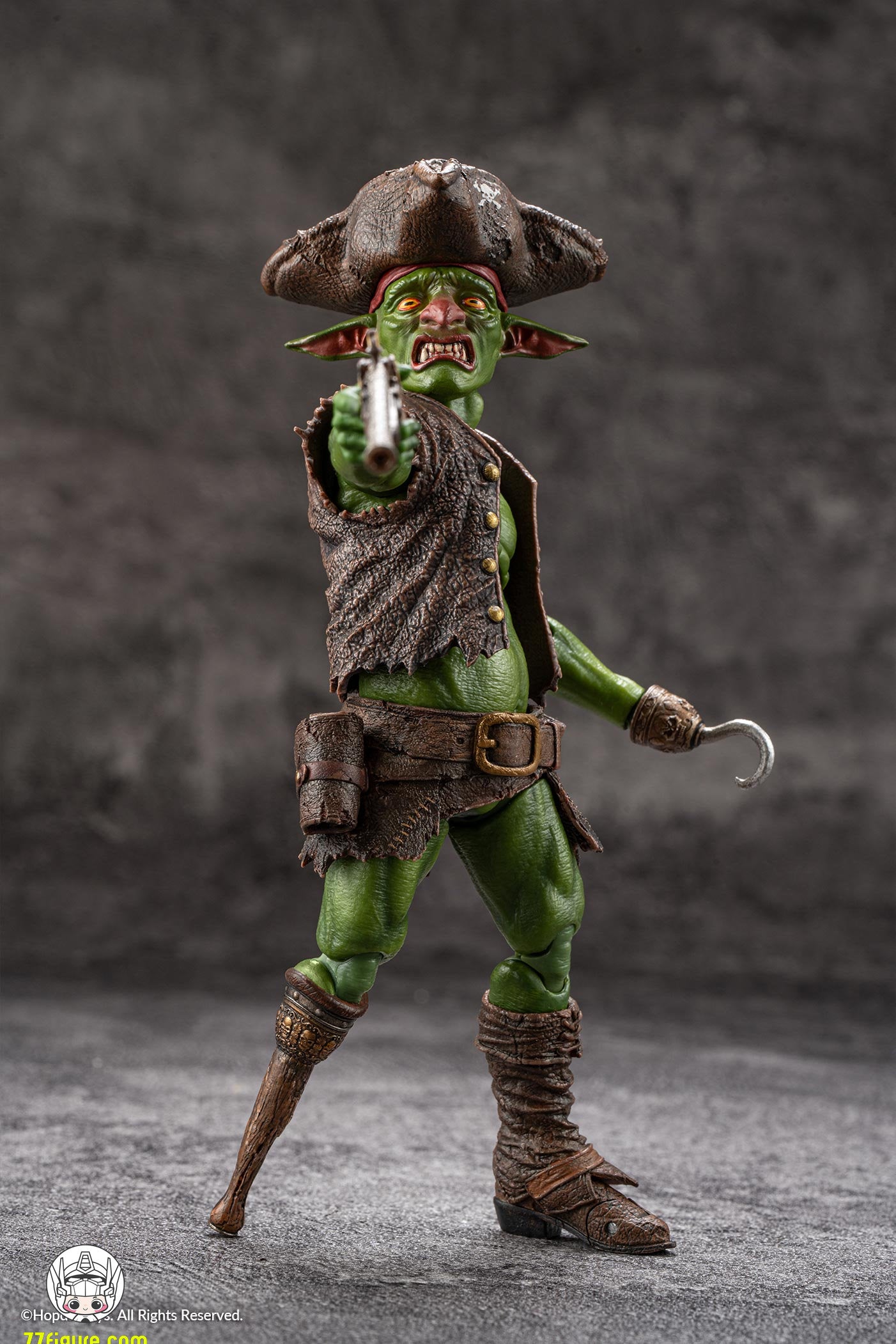【予約商品】HopDo Toys 1/12 ゴブリン族の海賊 ゴブリン 塗装済み可動フィギュア