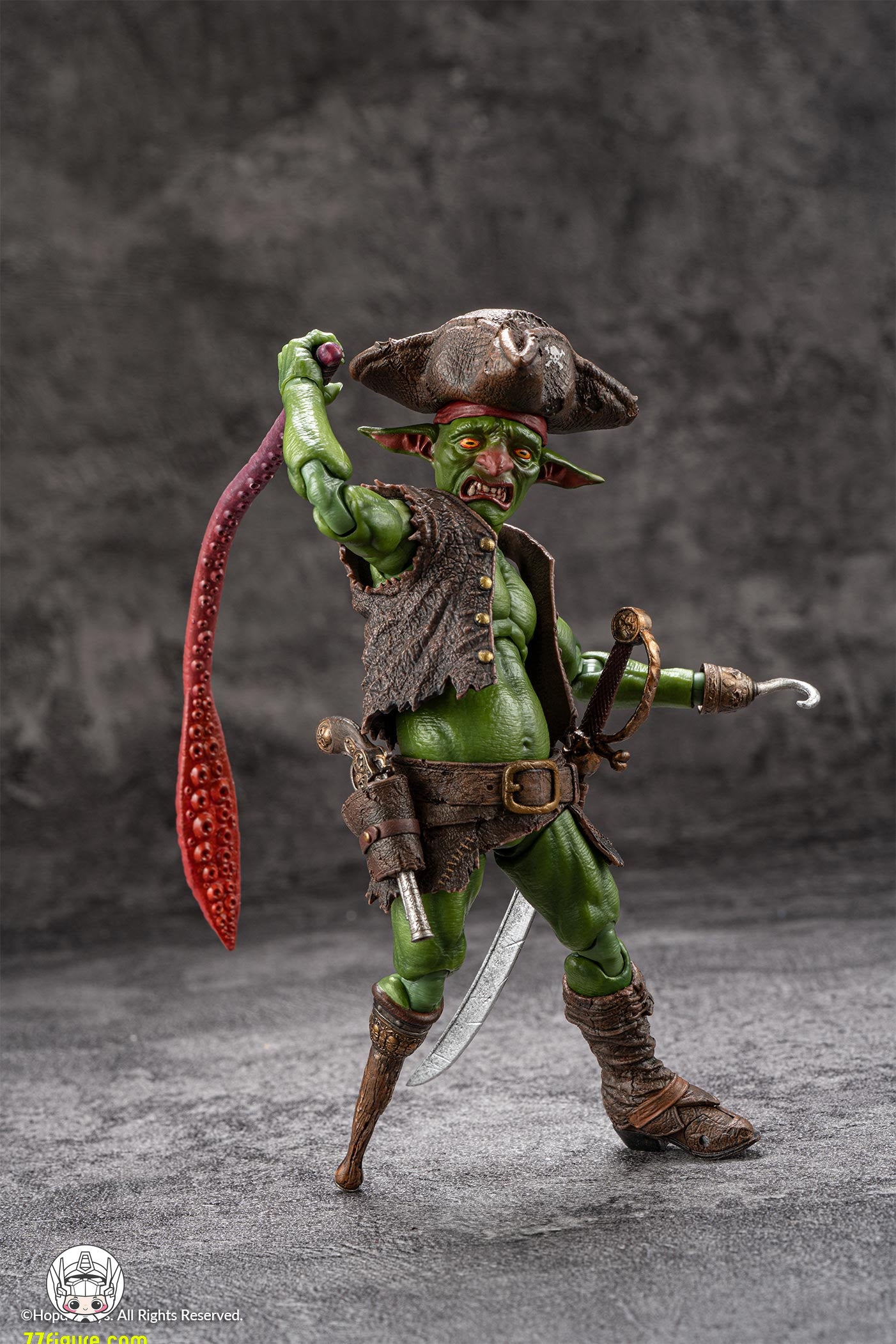 【予約商品】HopDo Toys 1/12 ゴブリン族の海賊 ゴブリン 塗装済み可動フィギュア
