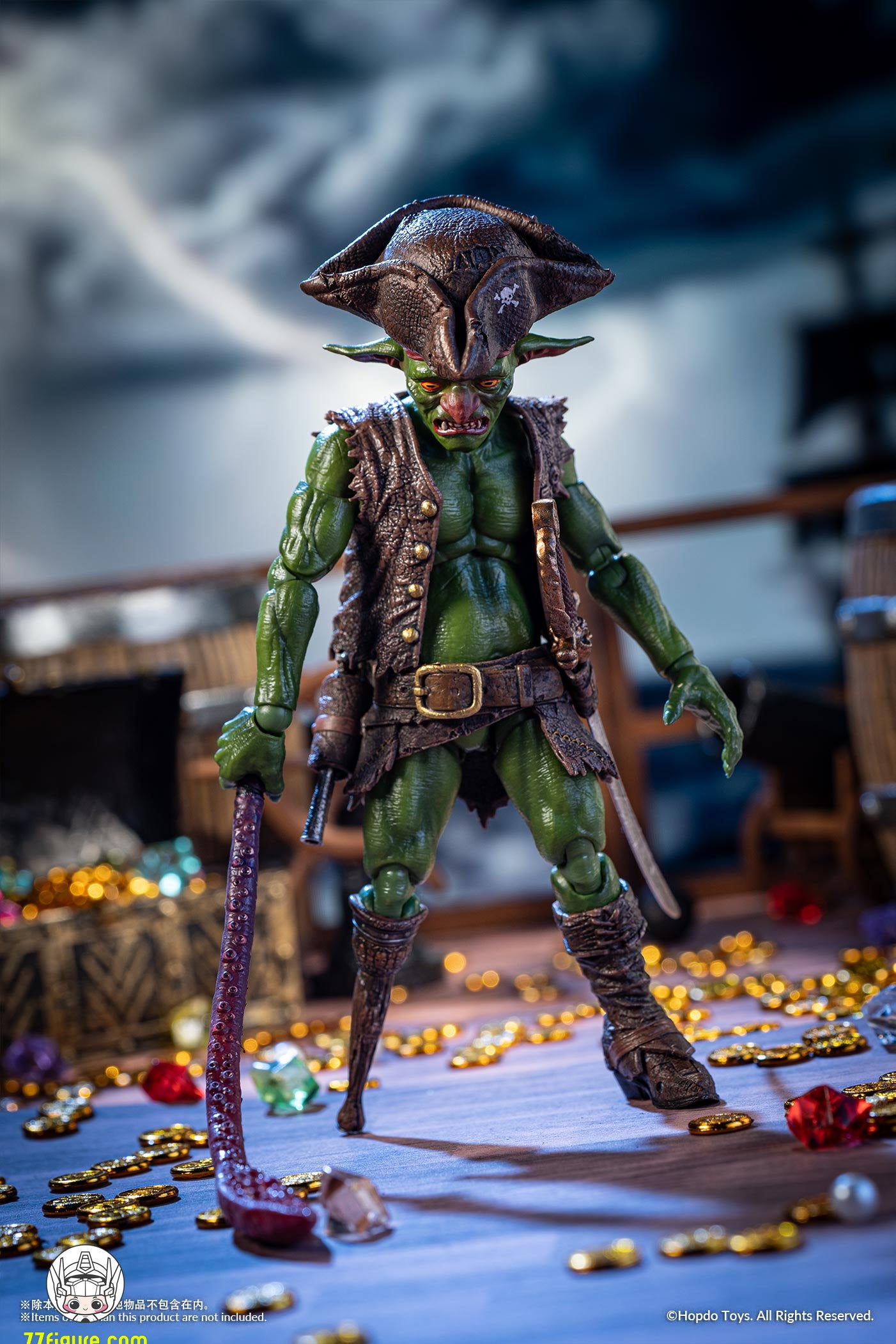 【予約商品】HopDo Toys 1/12 ゴブリン族の海賊 ゴブリン 塗装済み可動フィギュア