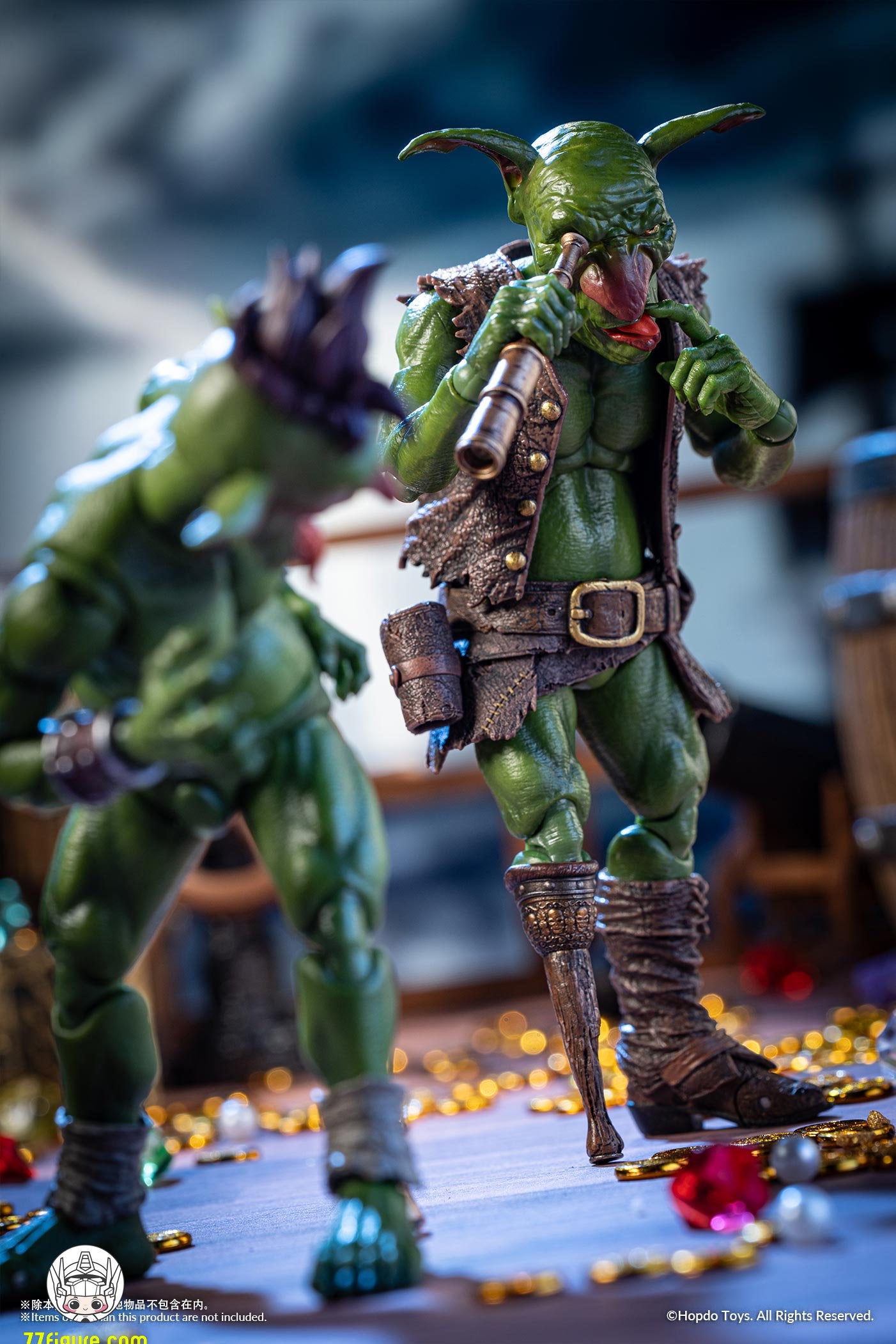 レア　Paledusk ゴブリンフィギュア HopDo Toys 1/12 ゴブリン族の海賊 ゴブリン 塗装済み可動フィギュア