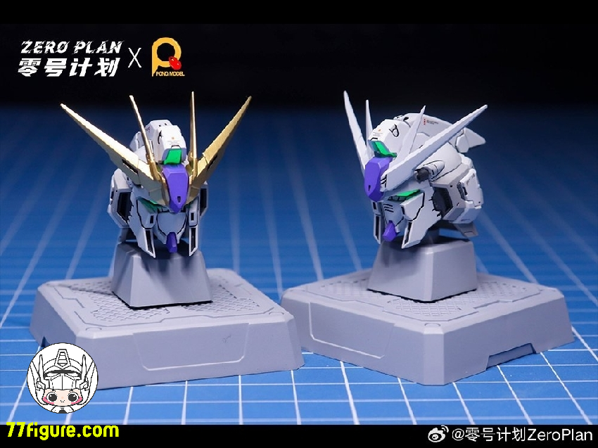 ZeroPlan x Ponq Model MG Hi-νガンダム用 ヘッド改造パーツ