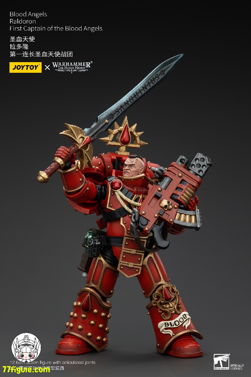 【先行販売】ジョイトイ JoyToy Source 1/18 『ウォーハンマー ホルスの異端』ブラッドエンジェルの第一隊長 ラルドロン 塗装済み可動フィギュア