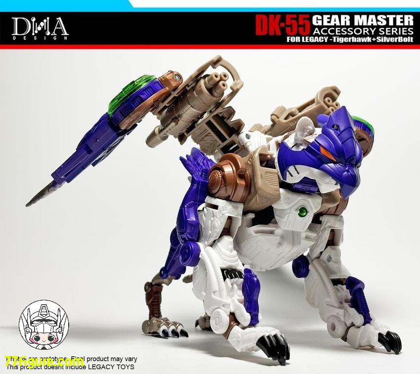 DNA Design DK-55 トランスフォーマー: レガシー ユナイテッド リーダー タイガーホーク & ボイジャー シルバーボルト用 アップグレード キット