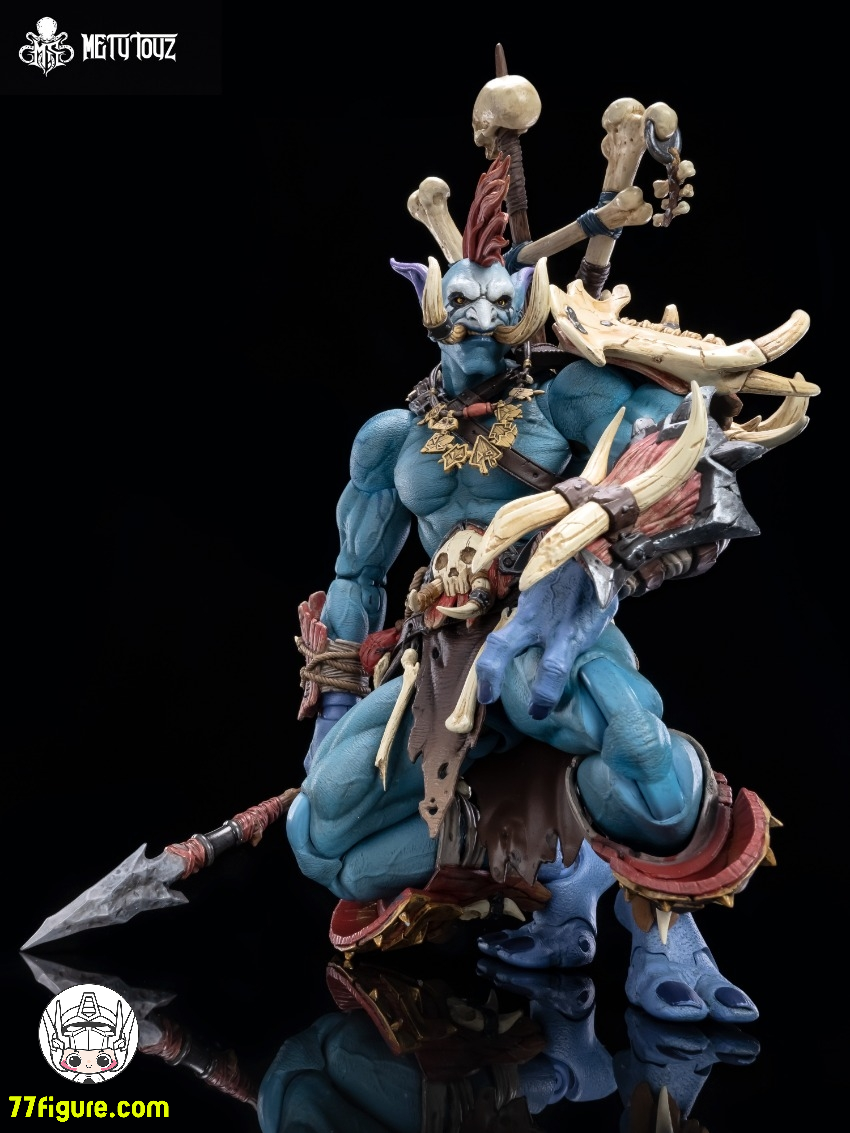 【予約商品】Mety Toyz 1/10 冒険者の世界 蛮族鬼神狩者 森金 塗装済み可動フィギュア