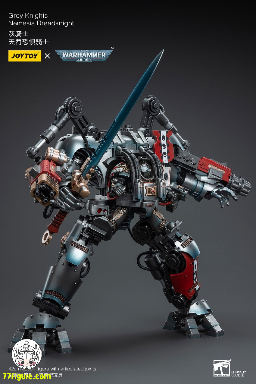 ジョイトイ JoyToy Source 1/18 『ウォーハンマー40K』グレイナイト ネメシスドレッドナイト 塗装済み可動フィギュア