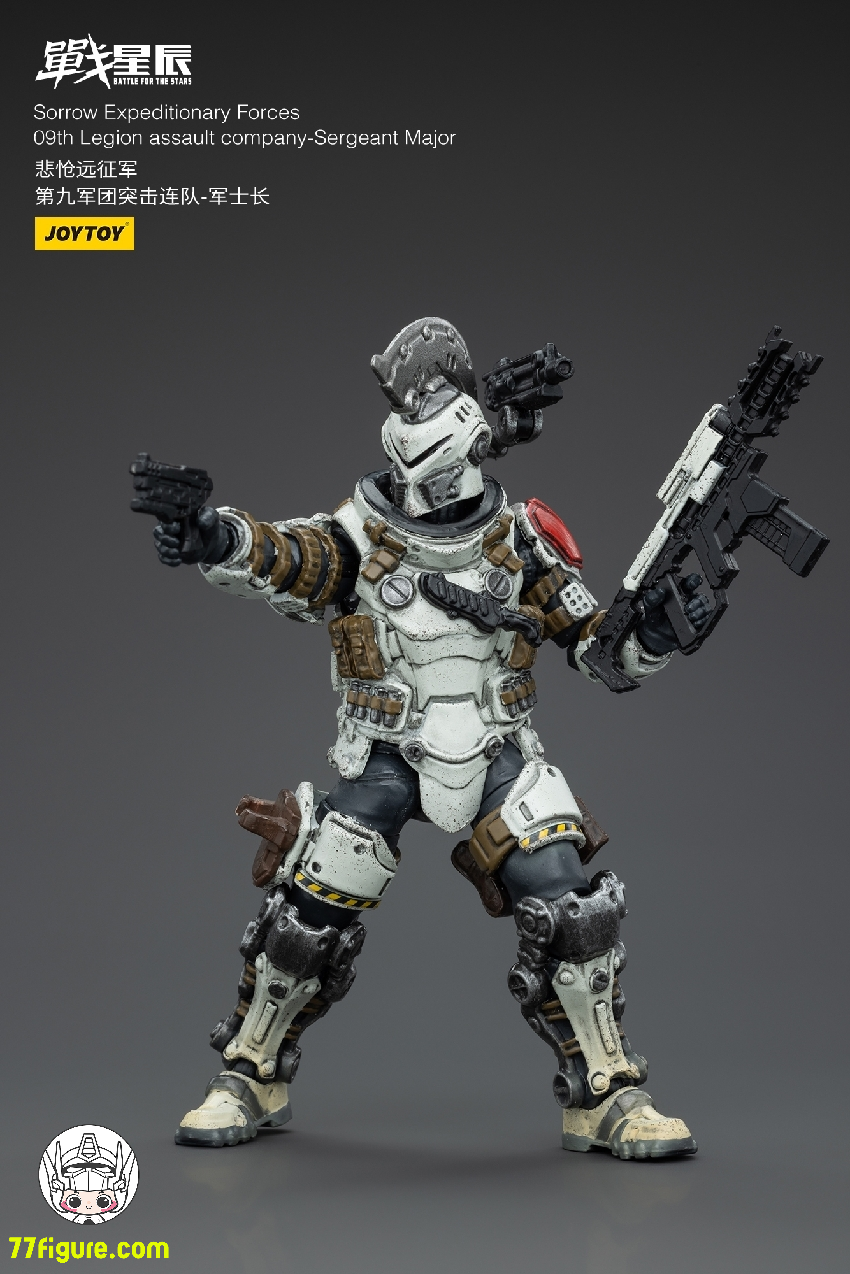 【品切れ】ジョイトイ JoyToy Source 暗源 1/18 『戦星辰』 悽愴たる遠征軍 第九軍団突撃中隊 曹長 塗装済み可動フィギュア