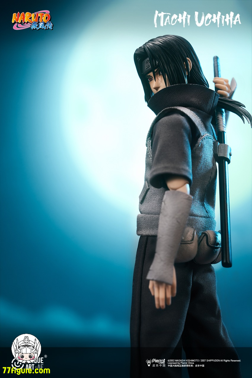 【予約商品】Unique Art 1/12 NARUTO -ナルト 疾風伝 うちはイタチ Play Ver. 塗装済み可動フィギュア