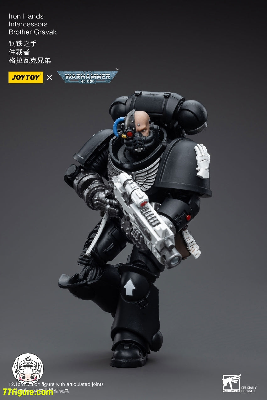 ジョイトイ JoyToy Source 1/18 『ウォーハンマー40K』アイアン ハンズ インターセッサーズ ブラザー グラヴァク 塗装済み可動フィギュア