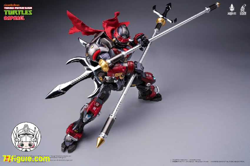 【予約商品】HEATBOYS HB0095 ティーンエイジ  ミュータント ニンジャ タートルズ 『TMNT 』ラファエロ 40周年記念版 塗装済み可動フィギュア