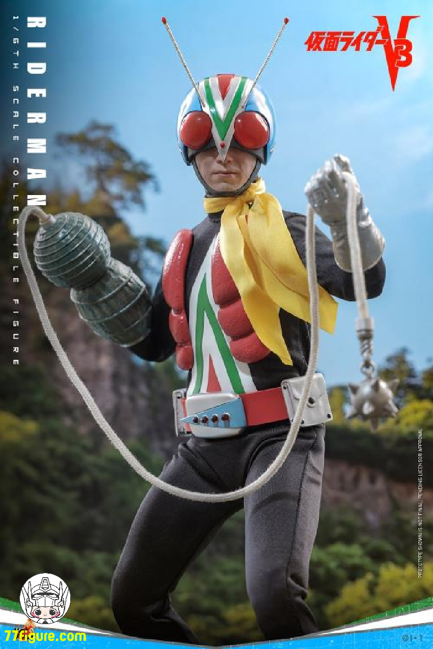 【予約商品】Hot Toys 1/6 TMS185 仮面ライダーV3 ライダーマン 塗装済み可動フィギュア