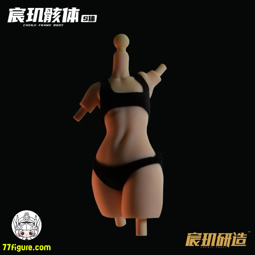 【予約商品】宸玑研造 1/12 ユニバーサル 女性素体 ブラックビキニ Ver.