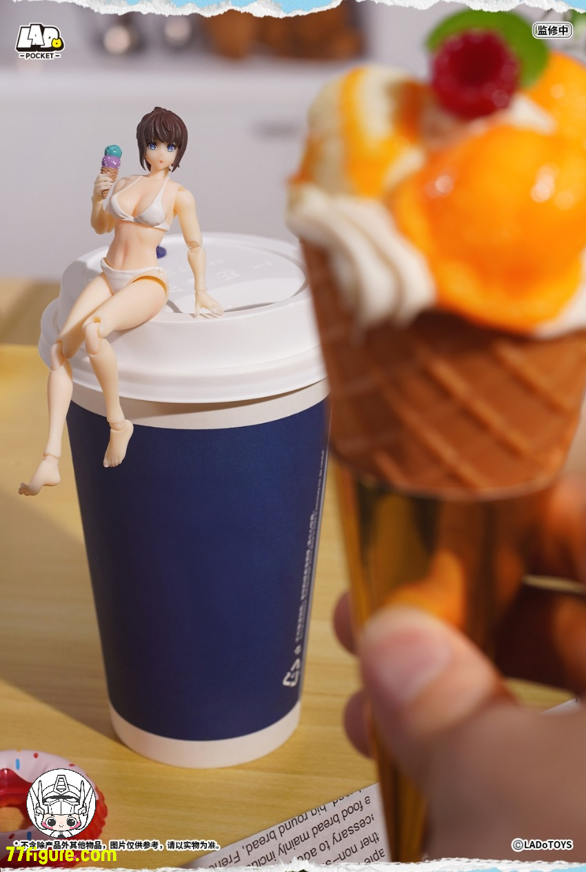 【予約商品】LADoTOYS Pocket PG-01 水着少女 塗装済み可動フィギュア