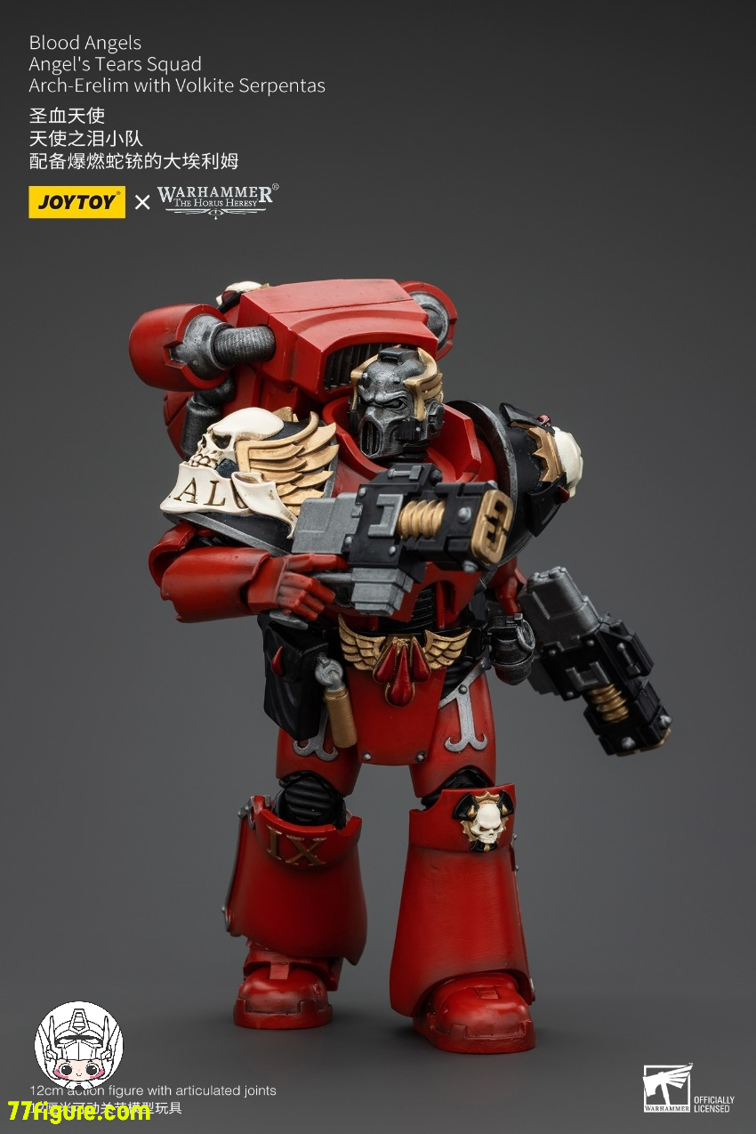 【先行販売】ジョイトイ JoyToy Source 1/18 『ウォーハンマー ホルスの異端』ブラッド エンジェル 天使の涙 部隊 アーチエレリム ヴォルカイト サーペンタス付き 塗装済み可動フィギュア