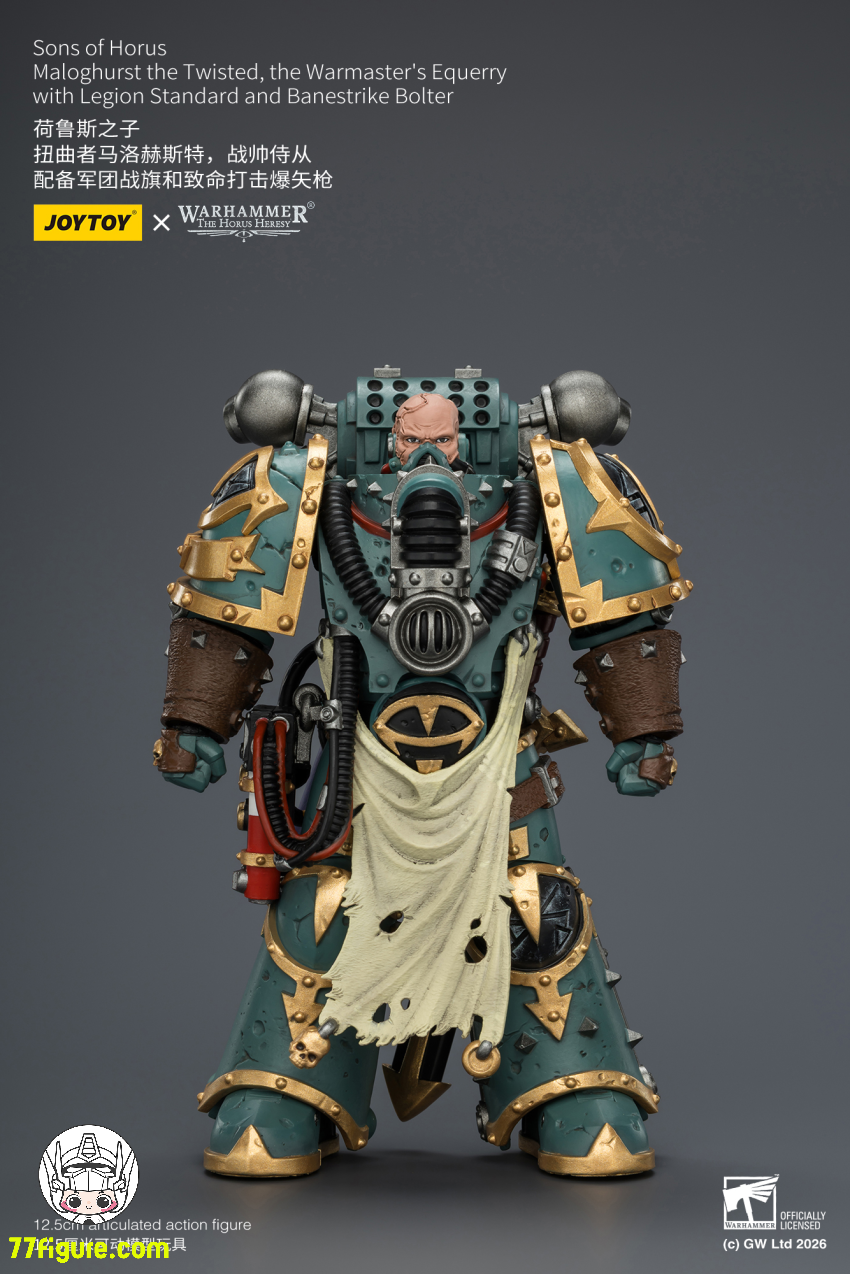 ジョイトイ JoyToy Source 1/18『ウォーハンマー ホルスの異端』サンズ・オブ・ホルス マロガースト・ザ・ツイステッド ウォーマスターの随行官 塗装済み可動フィギュア