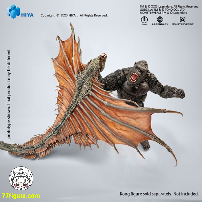 【予約商品】Hiya Toys EBG0191 Exquisite Mini ゴジラ vs コング ウォーバット塗装済み可動フィギュア