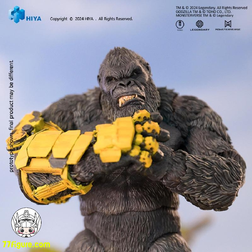 【先行販売】Hiya Toys EBG0433 Exquisite Basic シリーズ 『ゴジラ VS. コング 2 新たなる帝国』 コング ビーストグローブVer. 塗装済み可動フィギュア