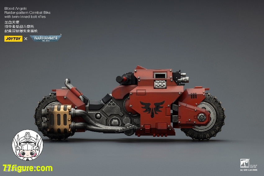 【予約商品】ジョイトイ JoyToy Source 1/18 『ウォーハンマー40K』ブラッドエンジェルス レイダーパターン コンバットバイク ツインリンクド・ボルトライフル付き