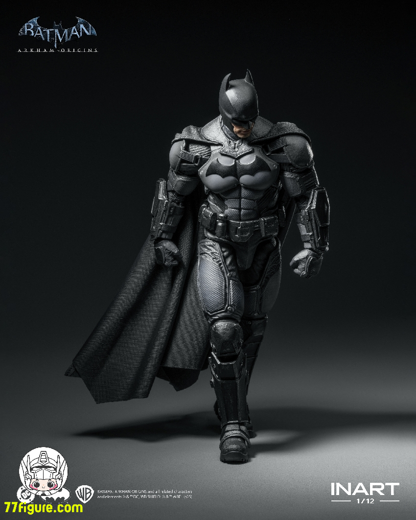 バットマン　バットマンアーカムシリーズフィギュア INART 1/12 バットマン：アーカム・オリジンズ バットマン 塗装済み