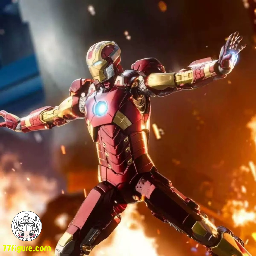 中動玩具 1/10『アイアンマン3』アイアンマン MK11 塗装済み可動フィギュア