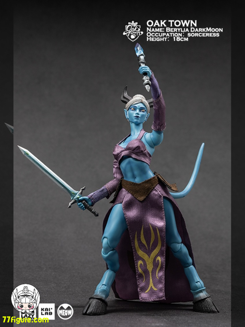 【予約商品】Lazy Monster Studio 1/12 オークタウン エルフ ウルグ・ブラックホーン 塗装済み可動フィギュア