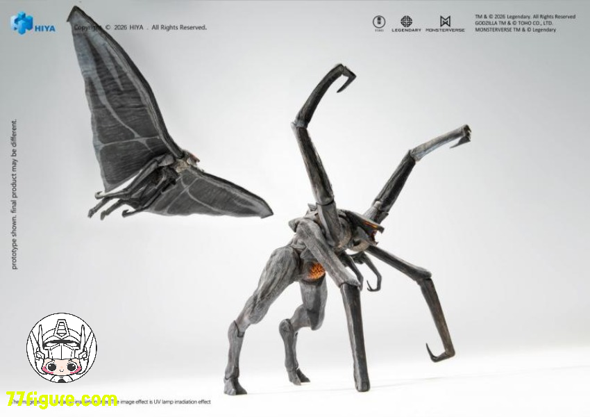 【予約商品】Hiya Toys EBG0240 Exquisite Basic ゴジラ 2014 ムートー（雄・雌）2体セット 塗装済み可動フィギュア