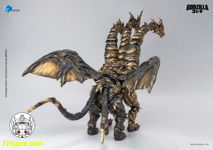 【予約商品】Hiya Toys EBG0290 Exquisite Basic ゴジラ FINAL WARS カイザー ギドラ 塗装済み可動フィギュア