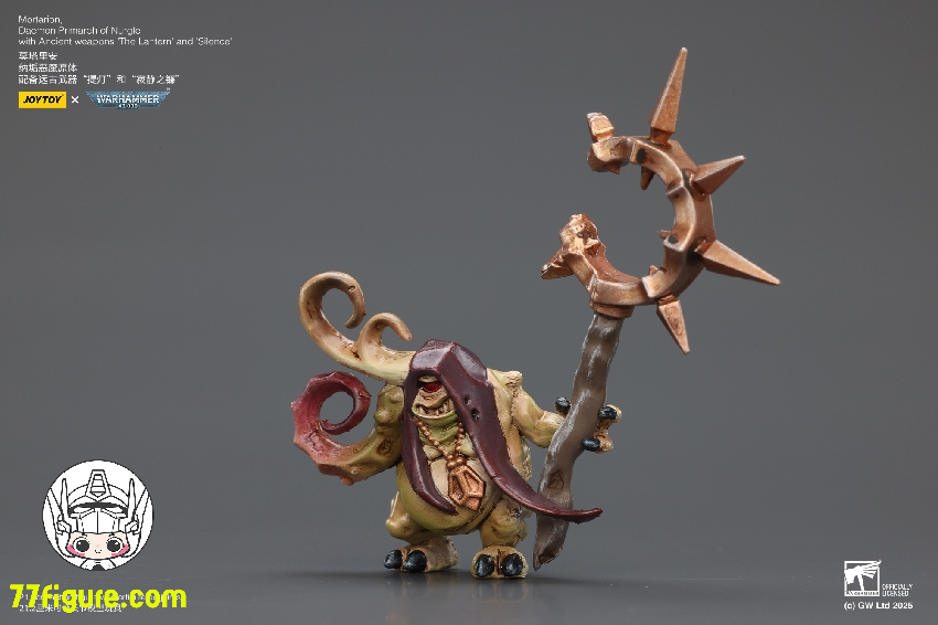 【予約商品】ジョイトイ JoyToy Source 1/18 『ウォーハンマー40K』モータリオン ナーグルのデーモン・プライマーク 古代の武器「ランタン」と「サイレンス」付き 塗装済み可動フィギュア