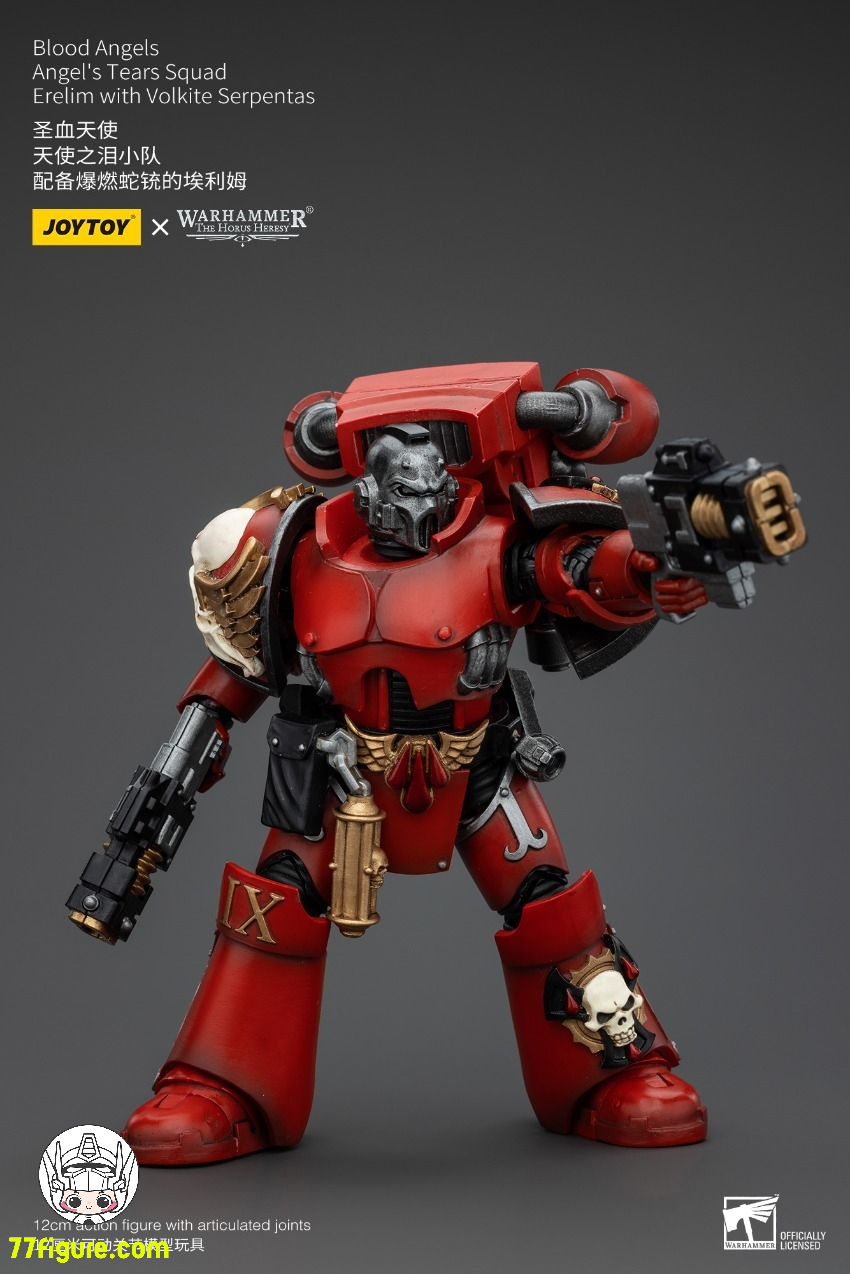 【先行販売】ジョイトイ JoyToy Source 1/18 『ウォーハンマー ホルスの異端』ブラッド エンジェル 天使の涙 部隊 エレリム ヴォルカイト サーペンタス付き 塗装済み可動フィギュア